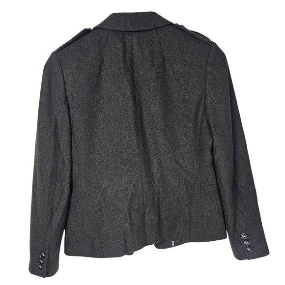 Banana Republic Heritage Collection Wool Blazer Jacket 4 Olive Cropped Old Money - Picture 2 of 10